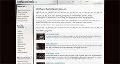 Desktop Screenshot of mechanicschools.us